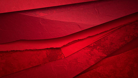Red torn paper with space for your text or image. Abstract background.の素材
