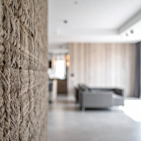 Abstract blur hotel lobby interior for background - Vintage Light Filter and Copy Spaceの素材