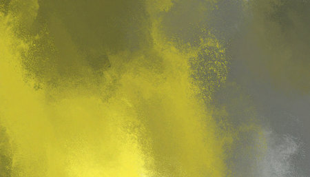 abstract yellow watercolor background texture with copy space for your text or image.の素材