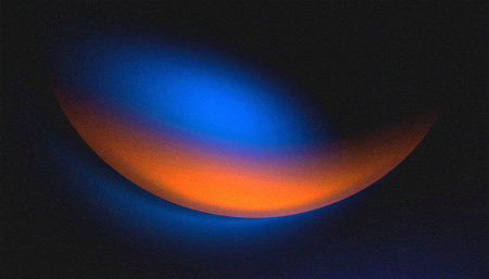 Digital abstract fractal background generated at computer in black and blue.の素材