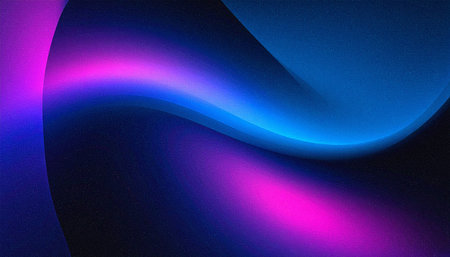 Abstract background with glowing lines in blue and violet colors. Computer generated graphics.の素材