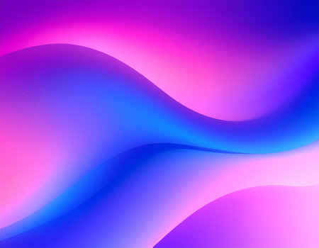 abstract background with smooth lines in blue, pink and purple colorsの素材