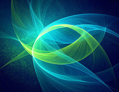 abstract fractal background a computer-generated 2D illustration, textureの素材