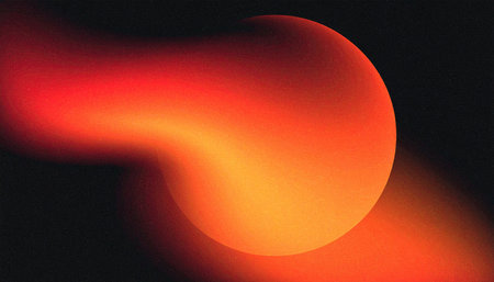 Digital Fractal on Black Background. Abstract Digital Fractal on Black Backgroundの素材