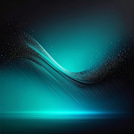abstract background with waves and space for your text, vector illustrationの素材