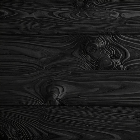Black wood texture with natural pattern for background. Black and white.の素材