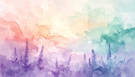 Abstract watercolor background. Colorful vector illustration for your design.の素材