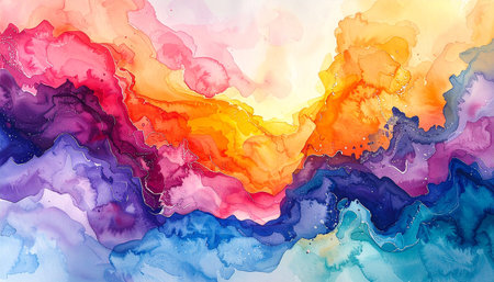 abstract watercolor background, hand drawn illustration, can be used as a backgroundの素材