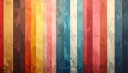 Colorful striped background. Abstract grunge background. Vector illustration.の素材
