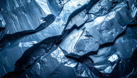 Icelandic landscape - ice formations in Jokulsarlon glacierの素材