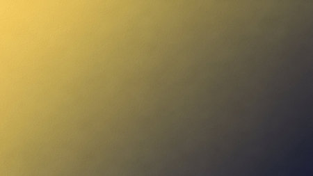 A textured background with a gradient transitioning from yellow to dark, featuring a subtle grain and a matte surface.の素材