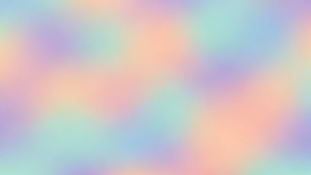 A soft, blurred blend of pastel colors with gentle transitions creates a dreamy, ethereal background.の素材