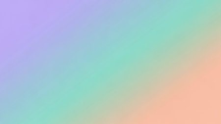 A soft pastel gradient background transitioning through purple, blue, green, and peach.の素材