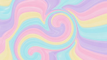 3d illustration, abstract background, multicolored lines, paint strokesの素材