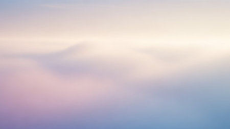 A soft cloud background with a pastel colored, gradient pastelの素材