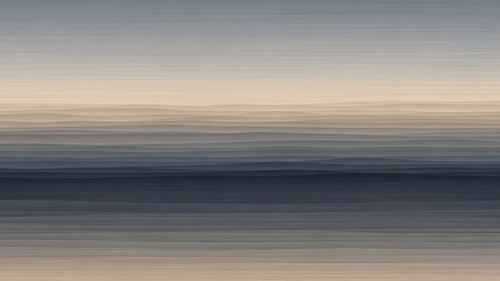 An abstract horizontal landscape with layered soft gradient colors and subtle texture.の素材