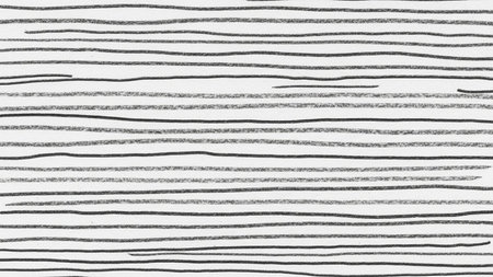 A textured background of hand-drawn, uneven horizontal lines in black on white paper.の素材