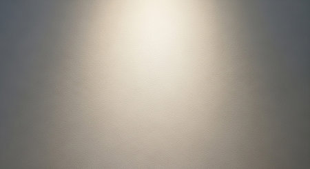 White wall background with spotlights. White wall texture. Abstract background.の素材