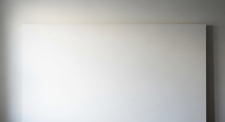 Empty white wall with copy space. 3d render illustration mock upの素材