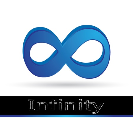 infinity logoのイラスト素材