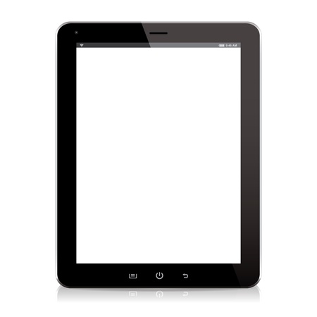 tablet computer blackのイラスト素材