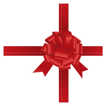 gift bow ribbonのイラスト素材
