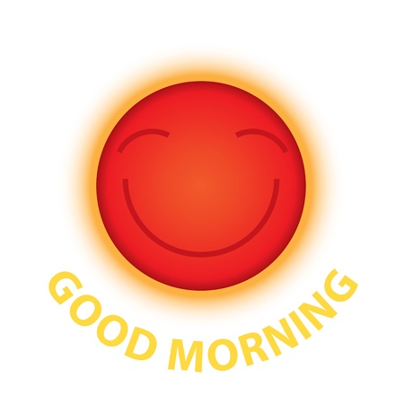 morning sun smileのイラスト素材