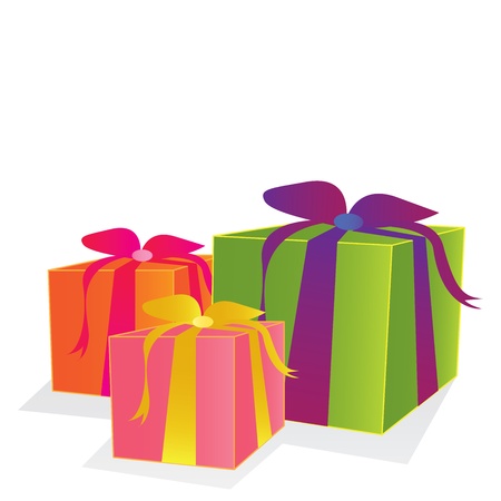 vector gift boxのイラスト素材