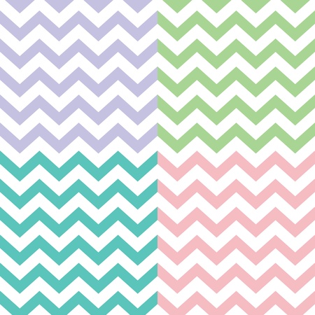 popular zigzag chevron patternのイラスト素材