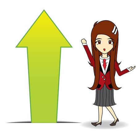 success stock upのイラスト素材