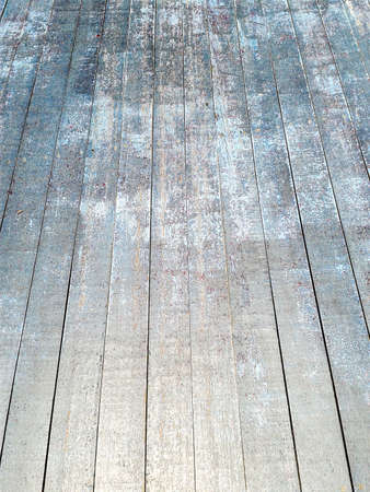 blue wood floor patternの写真素材
