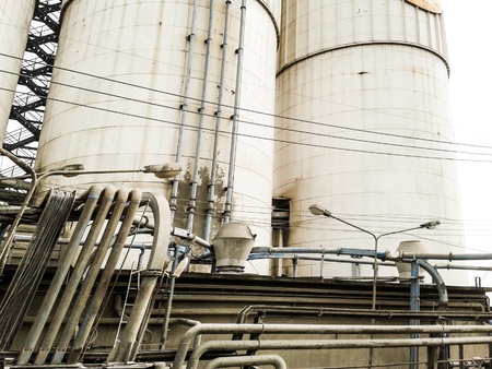 close-up industrial factoryの写真素材