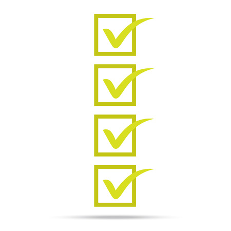 popular check list symbol right mark isolated vectorのイラスト素材