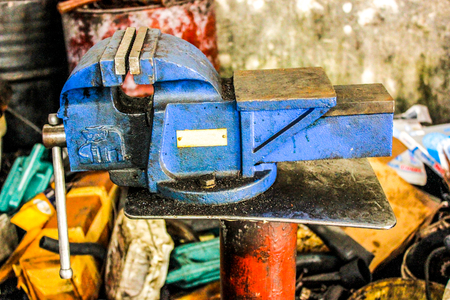 equipment tools repair machine parts in garage