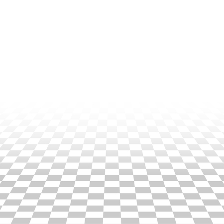 abstract square tile perspective white and gray texture background same transparency gridのイラスト素材