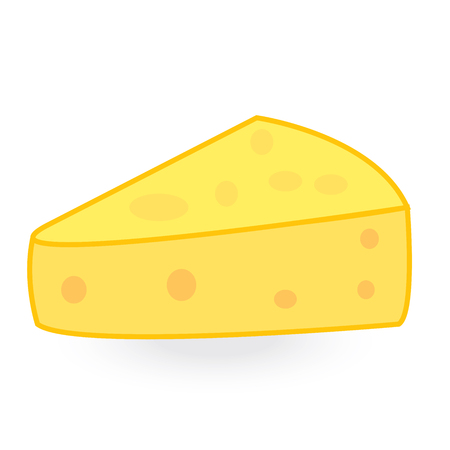 butter isolated on white backgroundのイラスト素材