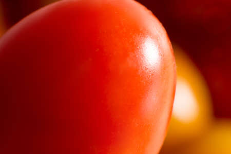 close-up fresh tomatoes from garden in thailandの写真素材