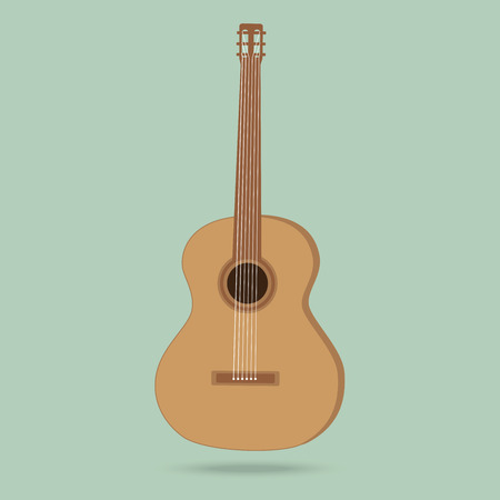 guitar on sale isolated on backgroundのイラスト素材