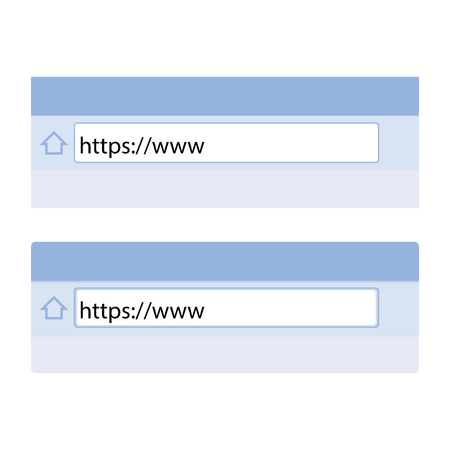 Surfing internet website https wwwのイラスト素材
