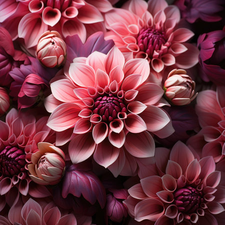 Dahlia background or wallpaper 8kの素材