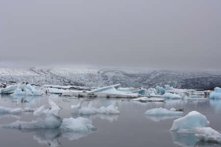 Jokulsarlon, glacial lake in southern Iceland.