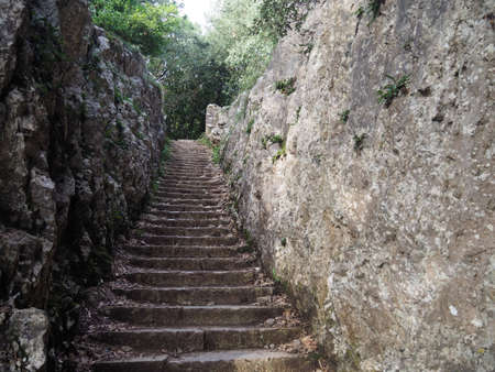 Route of the Lighthouse of the Horse in SantoÃ±a. Spain.