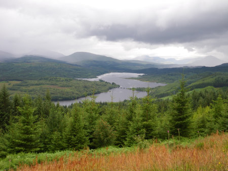 Solitary and at the same time beautiful landscapes of Scotland.