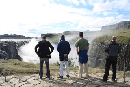 Dettifoss, an impressive waterfall in northwestern Iceland.のeditorial素材