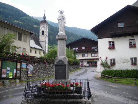 Slovenia, the picturesque village of Zell am Seeの写真素材