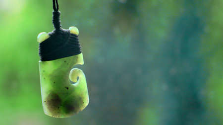 Greenstone  Jade  Necklaceの写真素材