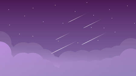 Vector banners with polygonal landscape illustrationのイラスト素材