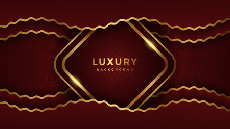 Luxury abstract background with overlap layer on background.のイラスト素材