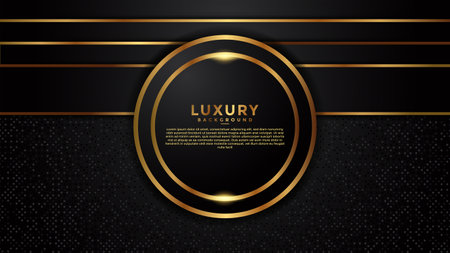 Luxury abstract background with overlap layer on background.のイラスト素材