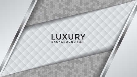 Luxury abstract background with overlap layer on background. Eps10のイラスト素材